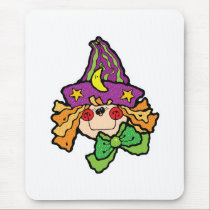 cute little witch girl mousepads