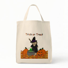 Cute Little Witch Trick or Treat bag