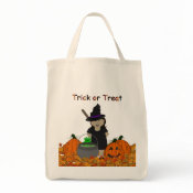 Cute Little Witch Trick or Treat Bag