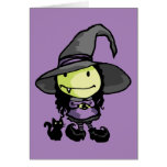 Cute Little Witchy Greeting Card