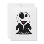 cute little zombie dude original personalized announcements