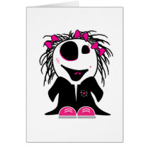 cute little zombie girly cards by doonidesigns cute little zombie girly cards