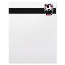 cute little zombie girly letterhead template