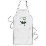 Cute Lizard Green Chef Apron
