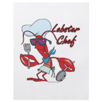 cute lobster chef cartoon personalized flyer