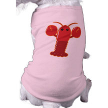 Cute Lobster Dog Tee Shirt