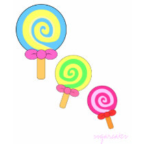 cute lollipops t-shirts