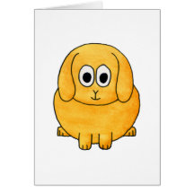 Cute Lop Rabbit. Cards