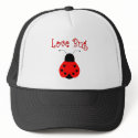 Cute Love Bug Heart Ladybug Hat