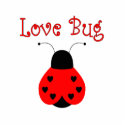 Cute Love Bug Heart Ladybug Ornament