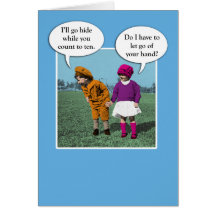 Cute love card: Hide and Seek