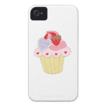 Cute Love Cupcake iPhone 4 Case-Mate Case