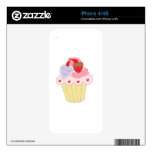 Cute Love Cupcake Skins For iPhone 4S