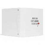Cute, "Love is Madness" design Binders