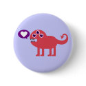 Cute Love Monster buttons