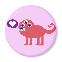 Cute Love Monster magnets