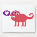 Cute Love Monster mousepads