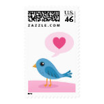 Cute love or Valentines day postage stamp