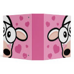 Cute Love Struck Cow 2" Binder
