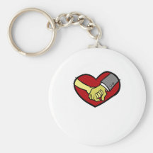 Cute, "Love" Wedding design Keychains