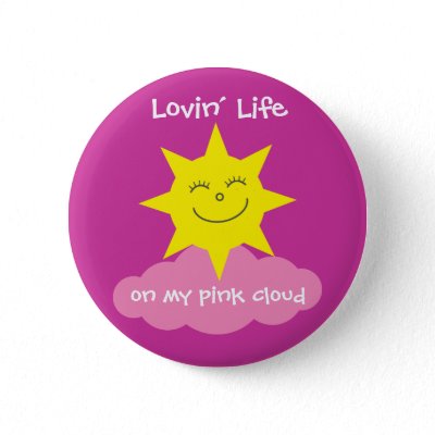 cartoon pink cloud