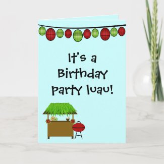 Boys Party Invitations