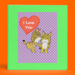 Cute Lynxes in love binders