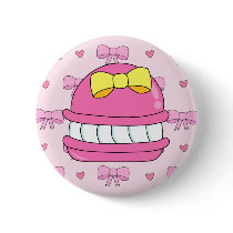 cute macaroon and bows buttons by sugarcakesstore cute macaroon and bows buttons