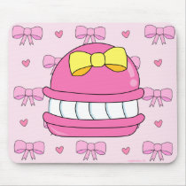 cute macaroon and bows mousepads by sugarcakesstore cute macaroon and bows mousepads