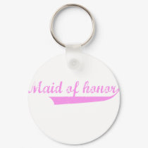 cute "Maid of Honor" design keychains