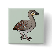 Birdorable Malleefowl Square Button