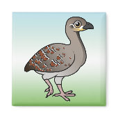 Birdorable Malleefowl Square Magnet