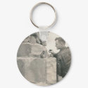 cute man feeds squirrel key chain keychains by amazingvintage cute man feeds squirrel key chain keychains