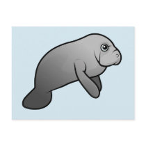 Cute Manatee Postcard