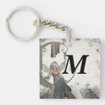 Cute manga fairy acrylic key chains