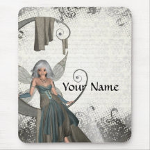 Cute manga fairy mousepad