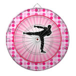 Cute Martial Arts Dartboard With Darts