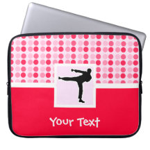 Cute Martial Arts Laptop Sleeves