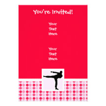 Cute Martial Arts Personalized Invite