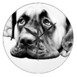 Cute Mastiff dog Wall Clock