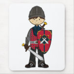 Cute Medieval Knight Mousepad