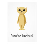 Cute Meerkat. Personalized Invites