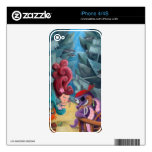 Cute Mermaid and Pirates iPhone 4S Decal