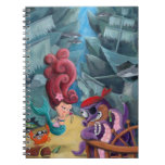 Cute Mermaid and Pirates Notebooks