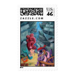 Cute Mermaid and Pirates Postage Stamp