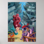Cute Mermaid and Pirates Posters
