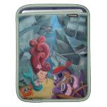 Cute Mermaid and Pirates Sleeve For iPads