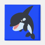 Cute Merry Cartoon Killer Whale Magnet magnets