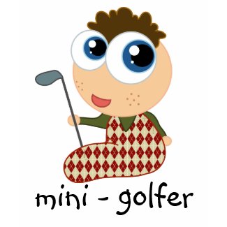 Cute Mini-Golfer T-shirt shirt