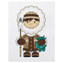 Cute Mini Inuit Fisherman Flyer